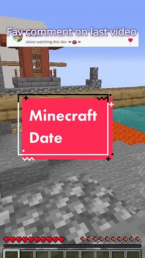 Minecraft dates… #mcyt #minecraftstreamer #minecraft