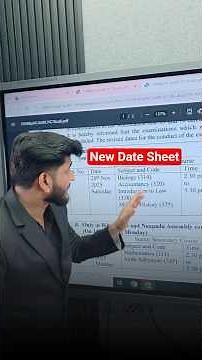 NIOS New Date Sheet 🥳 October 2025
