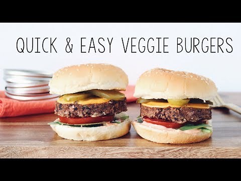 EASY VEGAN BURGER RECIPE