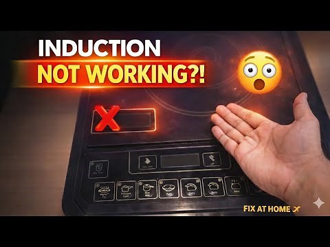 Induction Cooker Not Working? 🔧 Fix Any Induction Cooktop at Home | Complete Repair Guide 2026