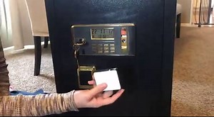 4.0 Cub Safe Box Fireproof Waterproof, Home Safe with Fireproof Document Bag, Digital Keypad LCD Display and Inner Cabinet Box, Large Fireproof Safe with Dual Key System, External Battery Pack