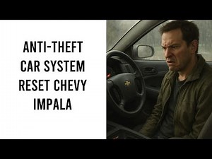 Anti Theft Car System Reset Chevy Impala
