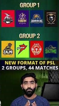 PSL 11 2026 New Format | 8 Teams & Groups System | Pakistan Super League Big Update | PSL 2026