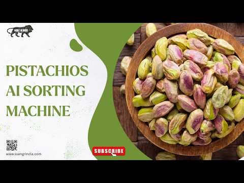 AI Pistachio Sorter Eliminates Defects in Seconds | Factory Automation#PistachioSortingMachine