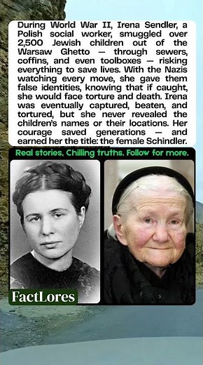 She Saved 2,500 Children from the Nazis | Irena Sendler’s Untold Story