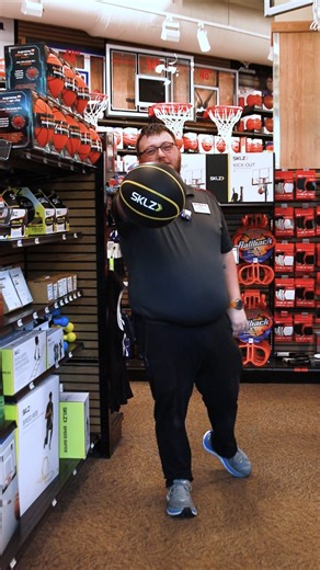 Get ready to elevate your game with the new SKLZ Bashhhketball Pro! 🏀✨ Experience the whisper-quiet bounce that lets you practice anytime, anywhere. With official size and weight, this basketball is perfect for honing your skills. Don’t just play the game—master it! http://bit.ly/46ZeOX4 | Scheels