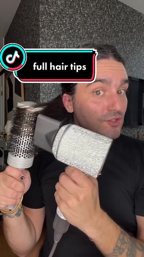 3 tips if u want to give ur hair the appearance of being thicker and fuller 🫶🫶 #blowdry #fluffyhair #hairtutorials