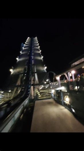 Front seat POV night ride on Cedar Point's Gatekeeper! | Shroom Elvis