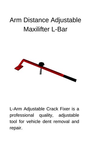 Adjustable reach, maximum control 💪 The Arm Distance Adjustable Maxilifter L-Bar delivers powerful, precise pulls for PDR jobs of all sizes. Its adjustable arm distance lets you dial in the perfect leverage, while the solid metal construction ensures stability and professional results on every panel—faster pulls, cleaner finishes, less effort. Upgrade your workflow today 👉 https://doctorpdrtools.com/products/pdr-tools-arm-distance-adjustable-maxilifter-l-bar #doctorpdrtools #PDR #PDRtools #Pai