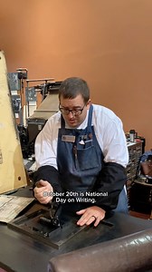 October 20th is National Day on Writing! Created by the National Council of Teachers of English, this day was established to raise awareness to the variety of writing styles Americans can engage in and to inspire future writers. Prior to the creation of Johannes Gutenberg’s printing press in the late 1440s, all documents, even books, in Europe were hand written. Printing allowed for the mass production of information. Printing presses were still rare, however. The first press in California arriv