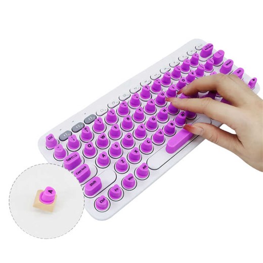 Silicone Raised Keyboard Protective Cover for Nail Art Keyboard Cover for Long Nails Comfortable Typing for All Type Keyboard