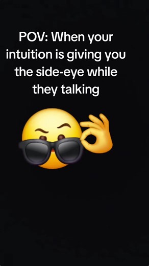 My intuition don’t whisper, she roll her eyes and cross her arms like “girl, you already know.” Energy don’t lie. Words will dress themselves up pretty, but vibes? Vibes snitch every time. This ain’t paranoia, it’s discernment and my spirit got better aim than Google Maps. Stay tapped in, because the real ones know intuition never misses. 👓👀 #pov #trustyourgut #intuition #soulwork #sideeye