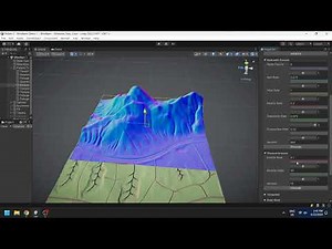 Polaris 3 - Wind farm demo - Erosion on geometry - Low Poly Terrain Unity