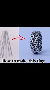 Handmade Twisted Silver Ring Tutorial #jewerly #wireworks #handmadering #diyring #jewelrymaking | Jewellery making