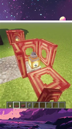 ⛩️ Build a Japanese Lantern Path in Minecraft in just 60 seconds!