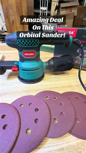 Hichika Orbital Sander: Perfect for Woodworking Projects