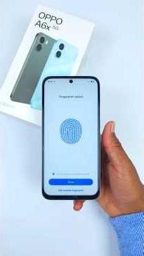 Oppo A6x 5g me fingerprint lock kaise lagaye - #oppoa6x #fingerprintsensor #oppo5g #shorts