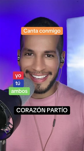 CANTA CONMIGO 🎤 CORAZÓN PARTÍO ❤️ #cantaconmigo #karaoke #cantaaduo #duo #viral