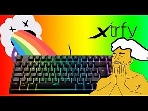 Xtrfy K4 TKL: compact mechanical gaming keyboard with epic RGB
