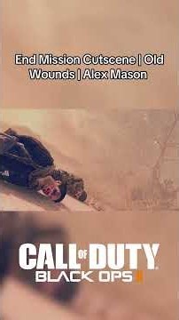 END Mission Cutscene | Old Wounds | Alex Mason | FULL GAME ON MY YT CHANNEL !!