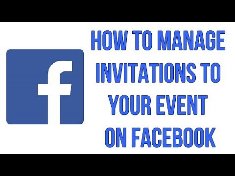 How To Manage Invitations To Your Event On Facebook