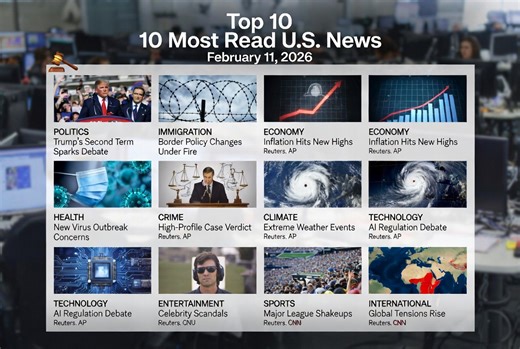 Top 10 Most Read US News Stories: Feb 11, 2026