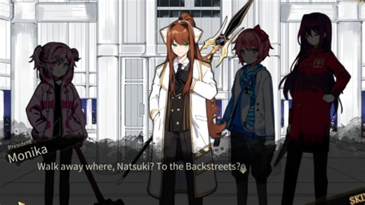 当莫妮卡来到废墟图书馆？【Doki Doki模组接待】