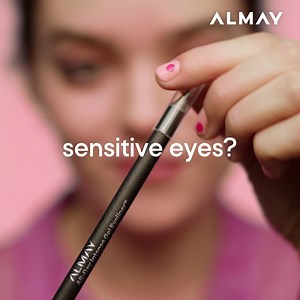 Smooth lines and effortless payoff with Almay All Day Intense Gel Eyeliners. The creamy, rich colors are ophthalmologist tested to keep your sensitive eyes safe. #AlmayFeelFree | ALMAY