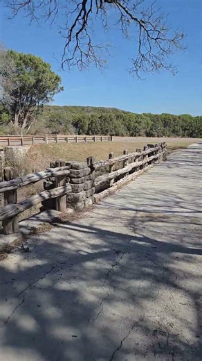 the original bridge in Cleburne state park built in1930 .