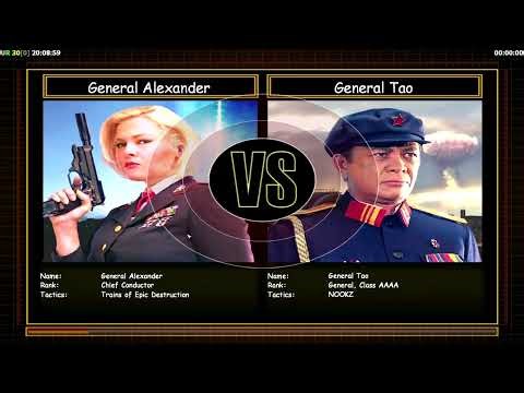 CnC Generals Zero Hour Shockwave Chaos; Generals Challenge: Superweapons vs Nuke