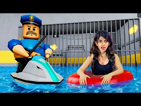 ESCAPED WATER BERRY'S PRISON RUN IN ROBLOX (OBBY)