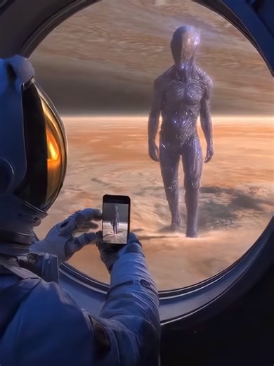 A giant alien on Jupiter😨