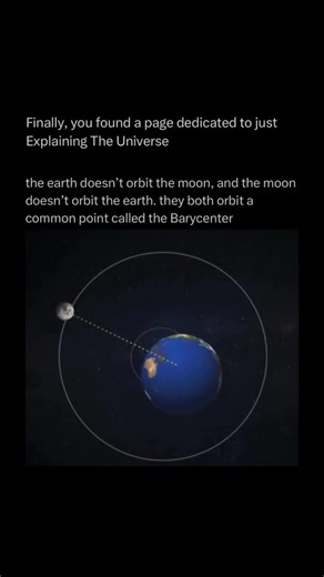 SpaceHub on Instagram: "The barycenter is the point around which two or more objects in space orbit, determined by their masses and the distance between them. Instead of one object simply orbiting the other, both bodies revolve around this shared center of mass. For example, Earth and the Moon orbit a barycenter located beneath Earth’s surface, while the Sun and Jupiter orbit a barycenter that lies just outside the Sun’s surface due to Jupiter’s large mass. This concept is important in astronomy