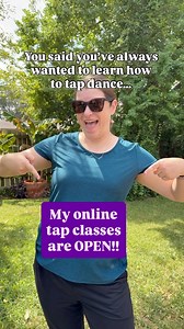 Enrollment is open for ADULT BEGINNER tap dance classes inside my online membership, The Happy Tappers Club! I created this membership 5 years ago to share the joy of tap dancing with as many people as possible. Will YOU be one of those people? 🤗 Here’s what one member had to say about tapping with The Happy Tappers Club… “Tap is good for coordination and balance. I’m quick on my feet because of tapping with Carrie. It makes me happy. You have to concentrate during the class. You have to be in 