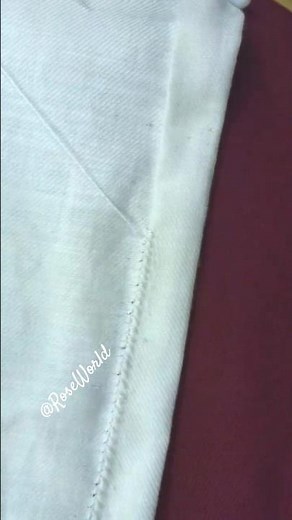 A perfect edge lock stitch tutorial 🧵🪡 fblifesyle