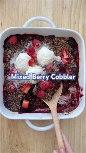 Mixed Berry Cobbler