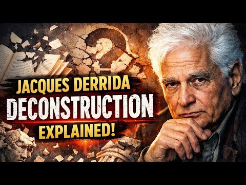 Jacques Derrida Concept of Deconstruction #philosophy #frenchphilosophy #phisology #documentary 
