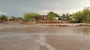 STAY SAFE! And the flooding continues! This time it's in Apache Junction -- this looks like a small stream but it's moving FAST. Video courtesy: Jasper Koontz | FOX 10 Phoenix