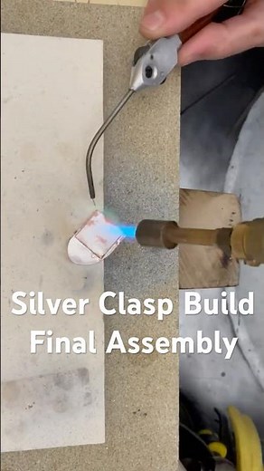 Chunky Silver Bracelet — Step 14.4: Finishing the Silver Box Clasp