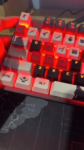 CS2 CLIPS on Instagram: "Bro made a custom keyboard for cs2 cs2 #csgo #cs2 #counterstrike #knifex"