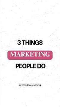 What Does a Marketer Actually Do?