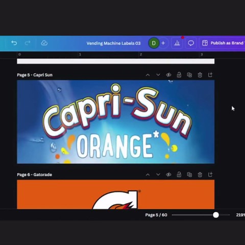60 Vending Machine Labels Printable | 3.25x1.375" Flavor Strips | Soda Pop & Water Tags PDF - Etsy Canada