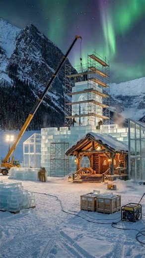 Discover the Ultimate ICE PALACE Transformation! ❄️🏰