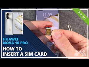 HUAWEI nova 10 pro - How to insert a SIM card • 📲 • 📶 • ✅ • | Tutorial