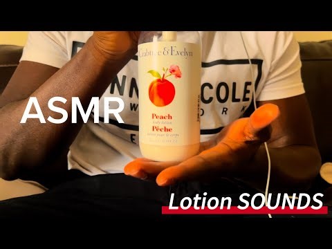 hand and mouth sounds asmr ( lotion sounds)