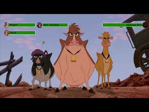 Home on the Range Final Battle with healthbars