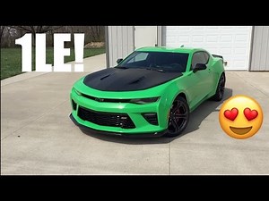 2017 Krypton Green Camaro SS 1LE Walk Around & Overview "Pretty Cool"