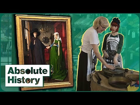 How To Make A Medieval Dress: Recreating The Arnolfini Portrait | Stitch In Time