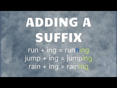 Adding a Suffix - Doubling the Final Consonant || Spelling Rules