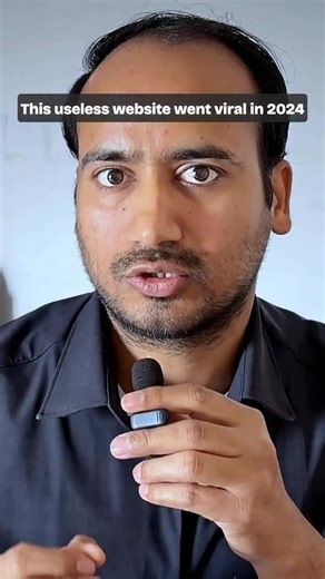 Shanker on Instagram: "This “useless” website went viral in 2024."